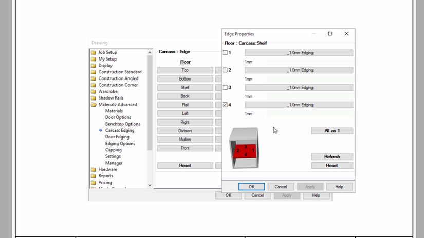 Materials Advanced - Carcass Edging